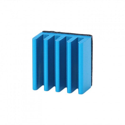 An Set of Blue Aluminum Heatsink for Raspberry Pi