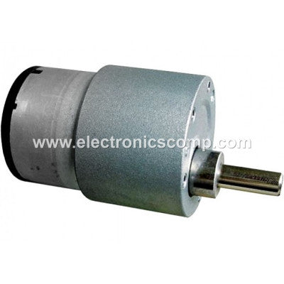 An 10 RPM Side Shaft DC Geared Motor