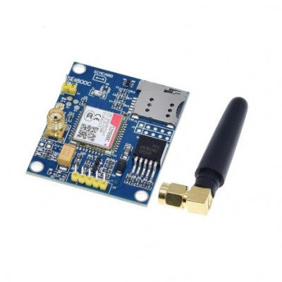 An SIM800C Module SMS Data Replaces SIM900A Development Board Glue Stick Antenna