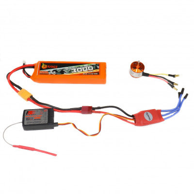 An SimonK 30A BLDC ESC Electronic Speed Controller with Connectors - Red Color