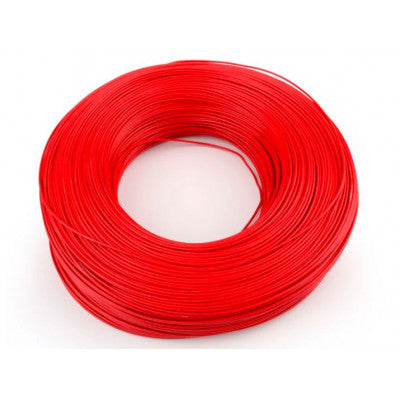 An Single Strand Wire Roll for PCB - 22AWG (Gauge) - Red - 92 meter