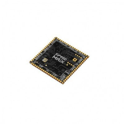 An Sipeed MAIX-I module w/o WiFi (1st RISC-V 64 AI Module K210 inside)