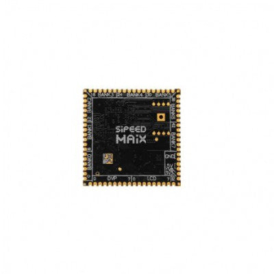 An Sipeed MAIX-I module w/o WiFi (1st RISC-V 64 AI Module K210 inside)
