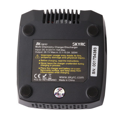 An SKYRC B6 Nano 320W 15A DC Smart Battery Charger Discharger