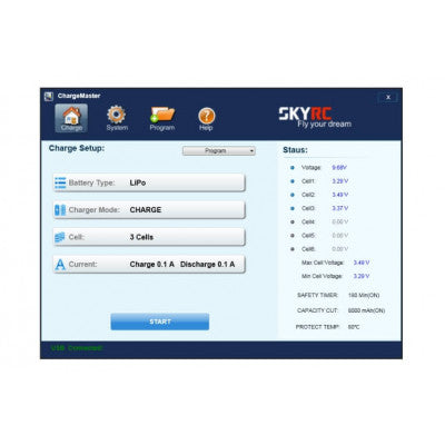 An SkyRC iMAX B6 Mini Professional Balance Charger/Discharger (Original)