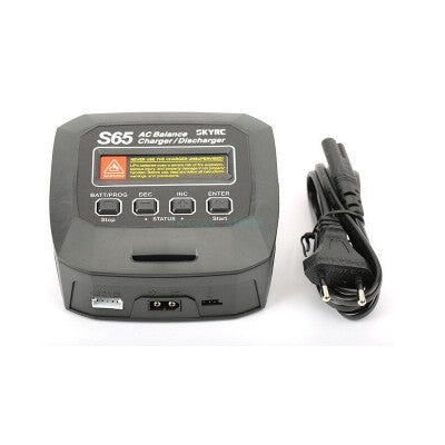 An SKYRC S65 65W 6A AC Balance Charger Discharger for 2-4S Lipo Battery charger