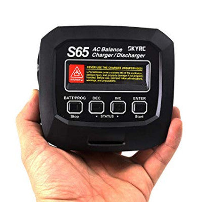 An SKYRC S65 65W 6A AC Balance Charger Discharger for 2-4S Lipo Battery charger