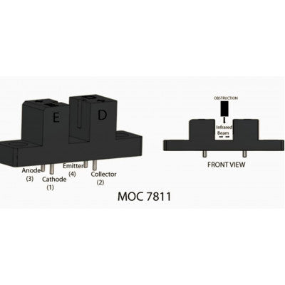 An Slotted Opto Isolator Module - MOC-7811