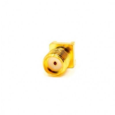 An SMA Female PCB Connector Vertical Type 50 Ohm Gold Plating