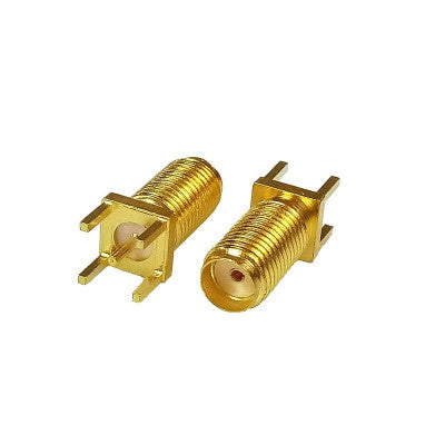 An SMA jack (long) Straight PCB Mount