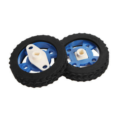 An Smart Car Rubber wheel for 3 x 5 mm D shaft DC Motor