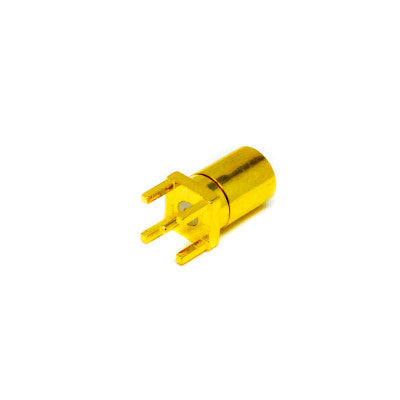 An SMB Connector Coaxial Plug Straight Through Hole PCB Mount