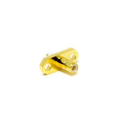 An SMB Connector Straight Flange Female 2 Hole for Panel Mount