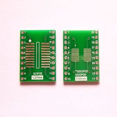 An SOIC TO DIP 20 PIN Adapter-2 Pieces Pack