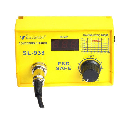 An Soldron 938 Temperature Controlled Digital Soldering Station With Sleep Mode