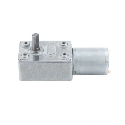 An Solid Shaft JGY370 DC12V 23RPM/MIN High Torque Self- locking Strong Wheel Turbine Worm Reduction Motor