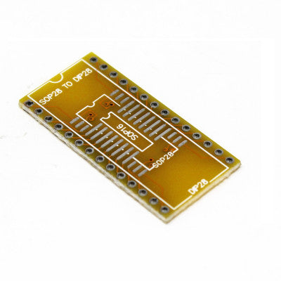 An SOP16 SOP28 TO DIP16 DIP28 PCB Adapter