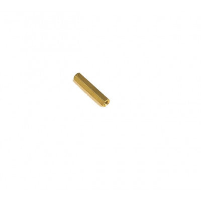 An M3 X 25mm Female to Female Brass Hex Threaded Pillar Standoff Spacer - 2 Pieces Pack