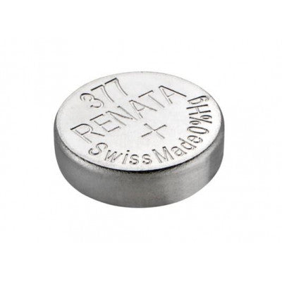 An Renata 377 SR626SW (Original) 1.55V 28mAh Silver Oxide Button Cell Battery