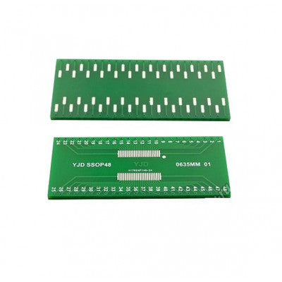 An SSOP-48 to DIP-48 SMT Adapter