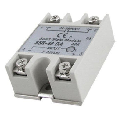 An DC To AC SSR-40DA Solid State Relay Module 3-32VDC/24-380VAC 40A