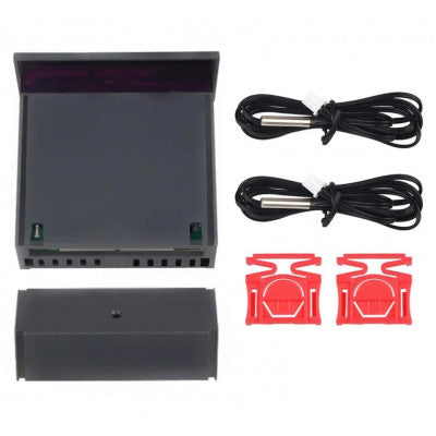 An STC-3008 DC24V Dual Display Temperature Adjustable Temperature Controller with 1M Cable