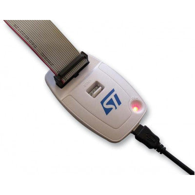 An ST LINK V2 in-circuit Debugger / Programmer for STM8 and STM32
