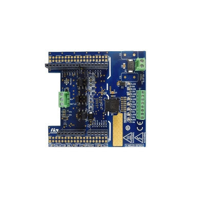 An STMICROELECTRONICS Evaluation Board, ISO8200AQ Solid State Relay, 8-Channel, Arduino Shield, For STM32 Nucleo