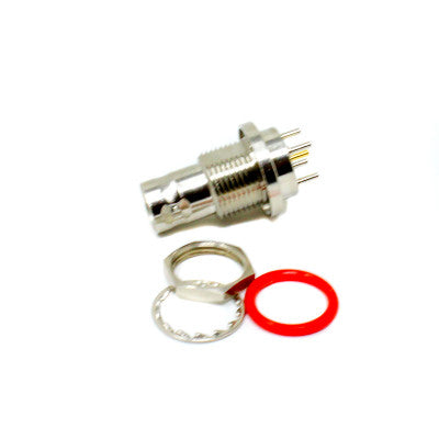 An Straight BNC Jack Bulkhead PCB Mount