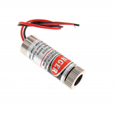 An SYD1230 12mm 5mw Red CROSS LINES Laser Module