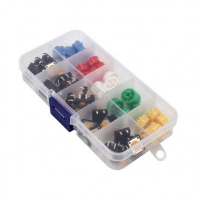 An Tactile Push Button Switch Assorted Kit - 25 Pieces pack
