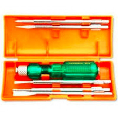 An Taparia 812 Combination Screw Driver Set with Neon Bulb