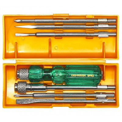 An Taparia 840 6 Pieces Screw Driver Set with Neon Bulb