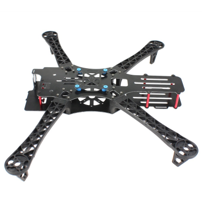 An TBS 500 Glass Fiber Frame ESC Power Distribution Board With Replacement Arm and Shock Absorber