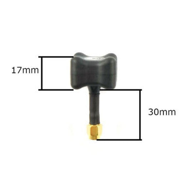 An TBS Triumph Circular Polarized Antenna RP-SMA (Short)
