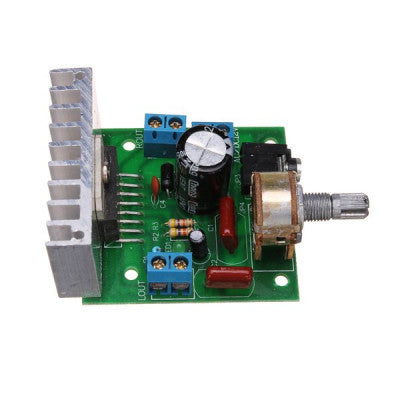 An TDA7297 12V Stereo Noiseless Audio Power Amplifier Module with 2 x 15W Output