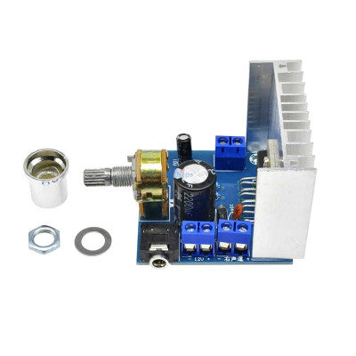 An TDA7377 DC 12V 35W Dual Channel Noiseless High Power Amplifier Board