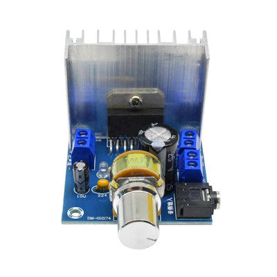 An TDA7377 DC 12V 35W Dual Channel Noiseless High Power Amplifier Board