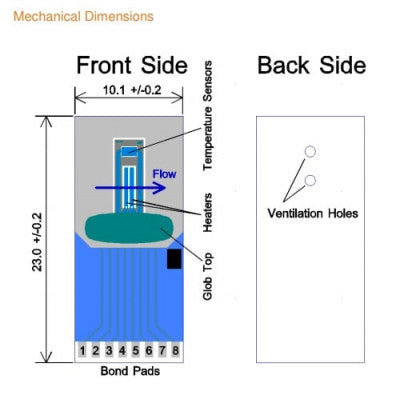 An TE CONNECTIVITY G-MAFCO-005MASS AIR FLOW SENSOR, 55-70MM