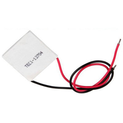 An TEC1-12704 Thermoelectric 4A Peltier Cooler Module