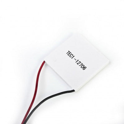 An TEC1-12706 Thermoelectric Peltier Cooler Module