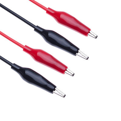An Testing lead wire pair with Crocodile Clips Red+Black - 1Meter