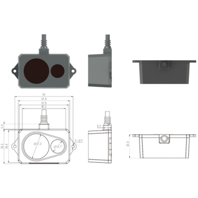 An TF02 LIDAR Distance Ranging Sensor FOR DRONES UAV UAS Robots (22M)