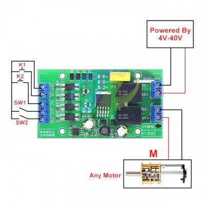 An TKS-M8 DC Motor Driver Module P0/Self-Locking Version