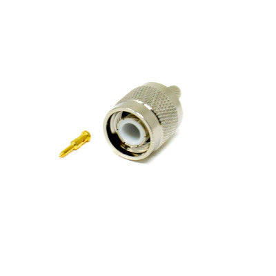 An TNC Male Straight Crimped Connector for Cable
