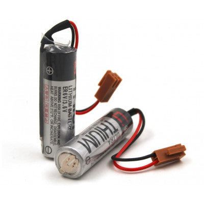 An TOSHIBA ER6V/3.6V Non-Rechargeable PLC/CNC Ultra Lithium Battery with Plug