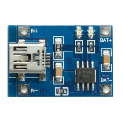 An TP4056 1A Li-ion lithium Battery Charging Module - Mini USB