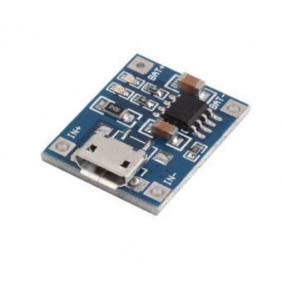 An TP4056 1A Li-Ion Lithium Battery Charging Module - Micro B USB
