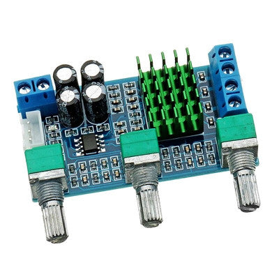 An TPA3116D2 12 to 24V DC Dual Channel 2 x 80W Audio Power Amplifier