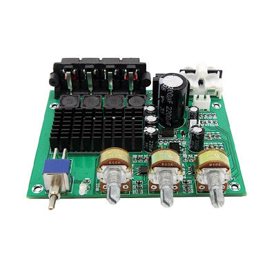 An TPA3116D2 Audio Amplifier with Tone Control Panel, 2 x 80 W (12 24 VDC or 12 17 VAC)